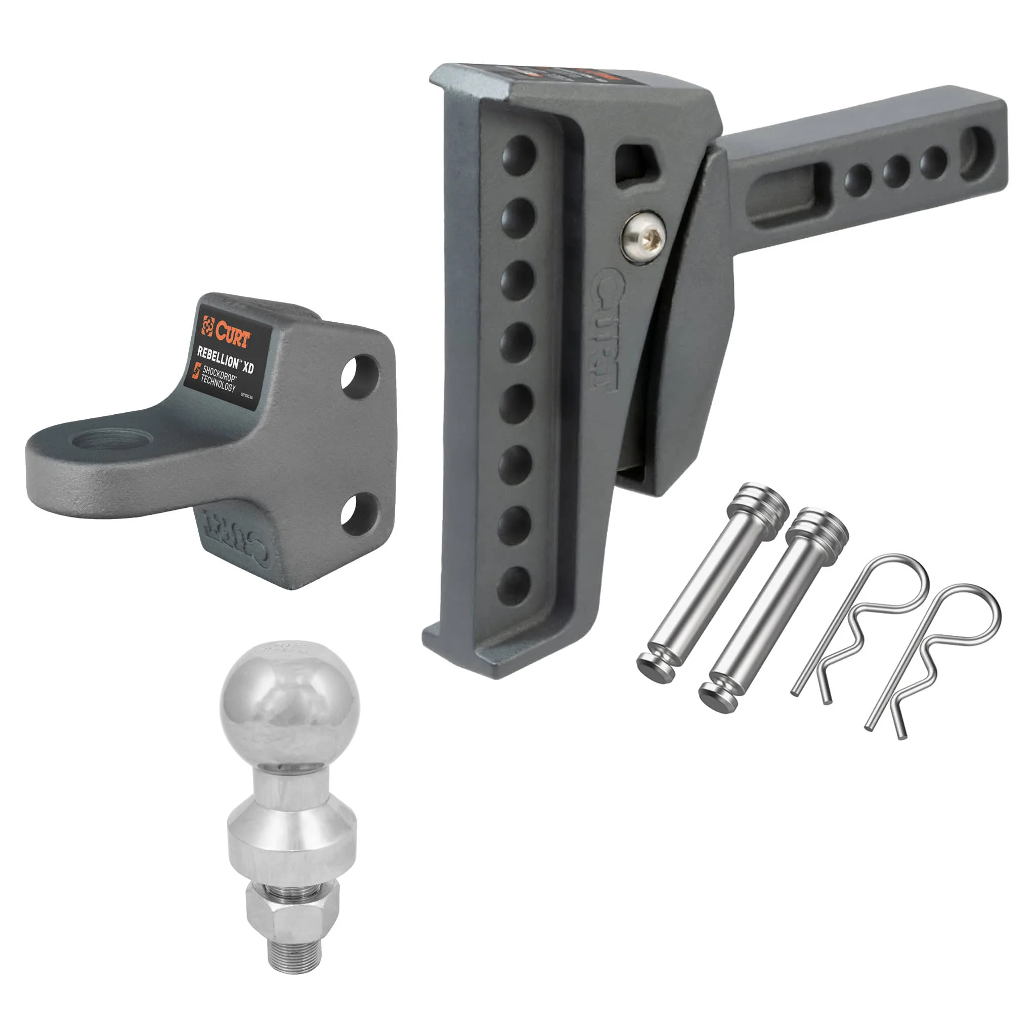 CURT Rebellion XD ShockDrop Ball Mount Kit - Image 3