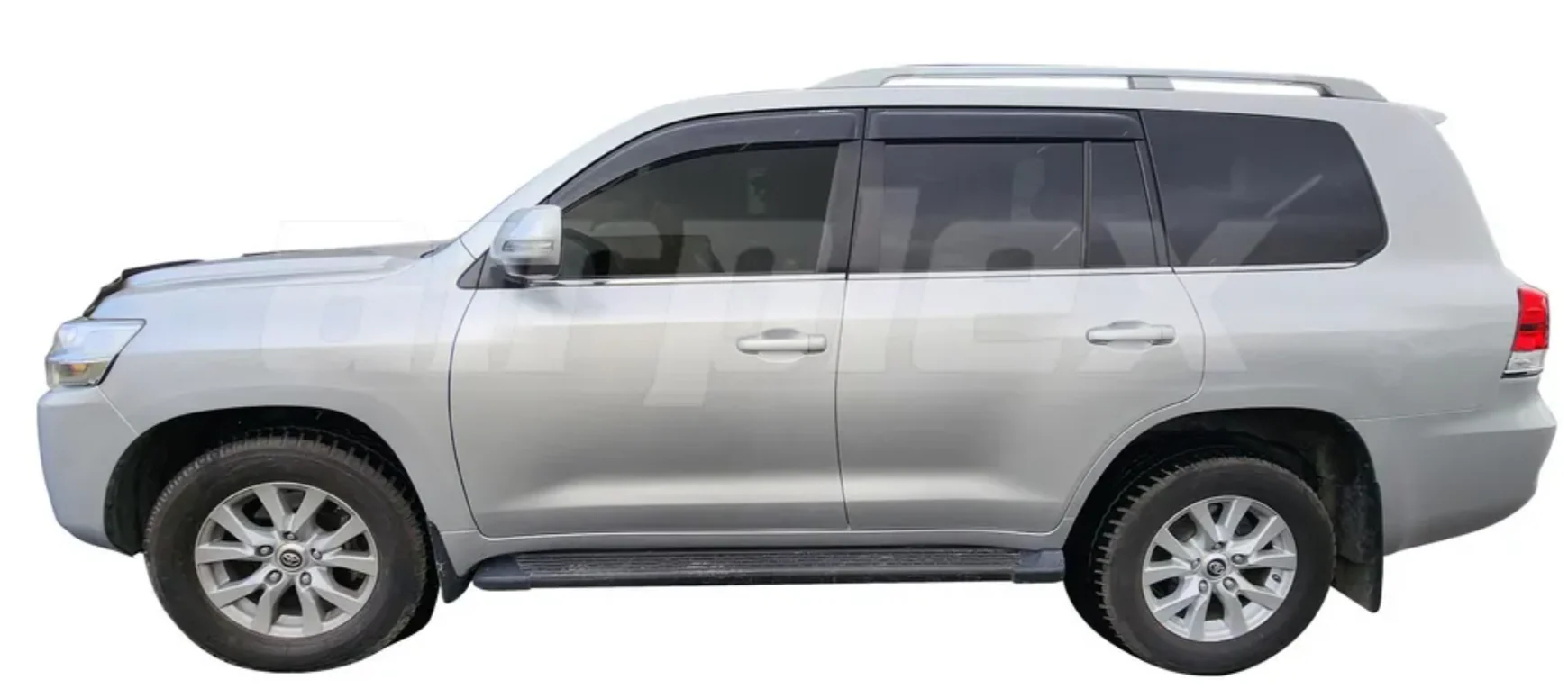 Land Cruiser 200 Series Weather shield - 4 Piece Set - Slim - Dark Tint - Image 3