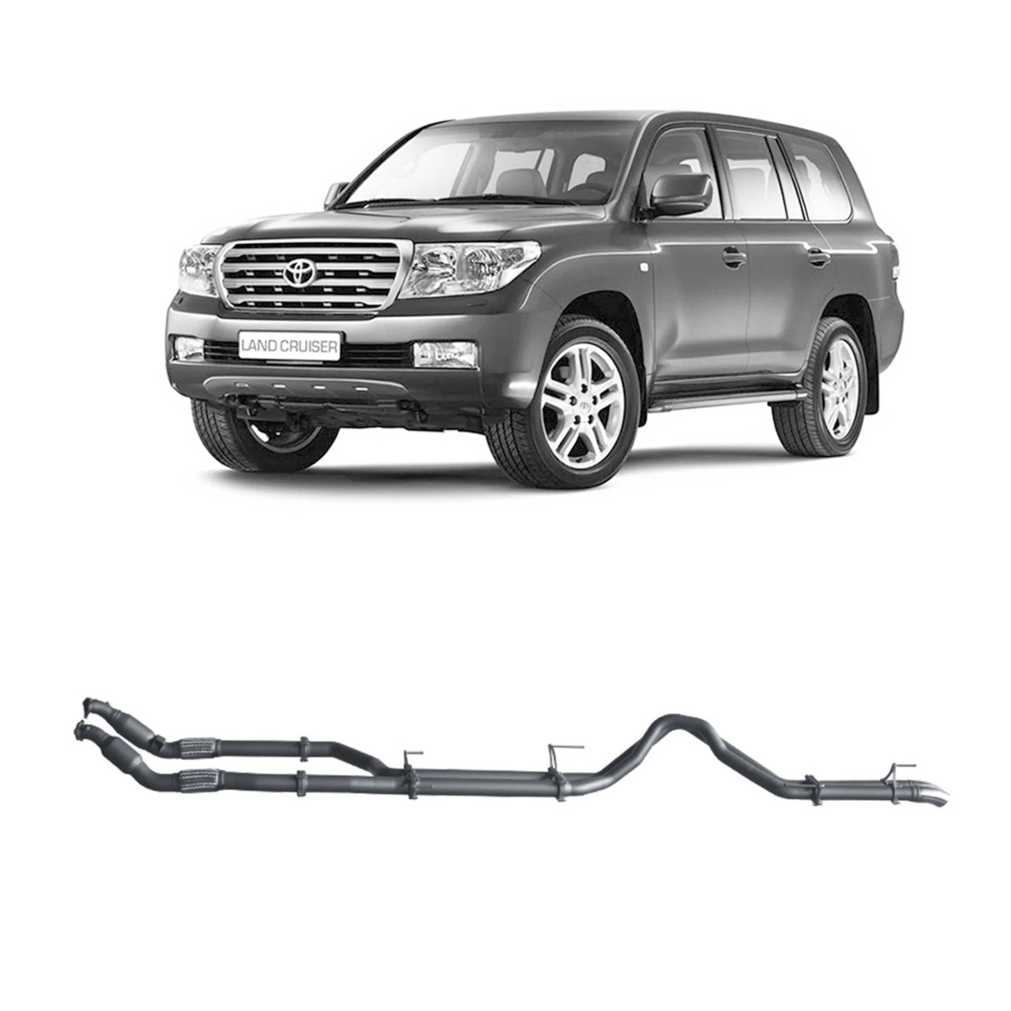 Redback Extreme Duty Exhaust for Toyota Landcruiser 200 Series 4.5L V8 (11/2007 - 09/2015) - Image 4