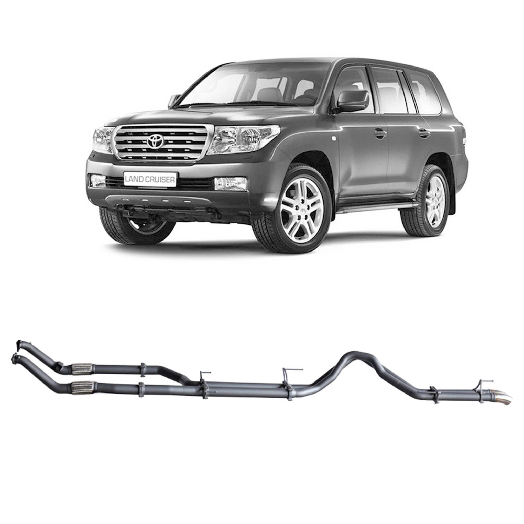 Redback Extreme Duty Exhaust for Toyota Landcruiser 200 Series 4.5L V8 (11/2007 - 09/2015) - Image 5