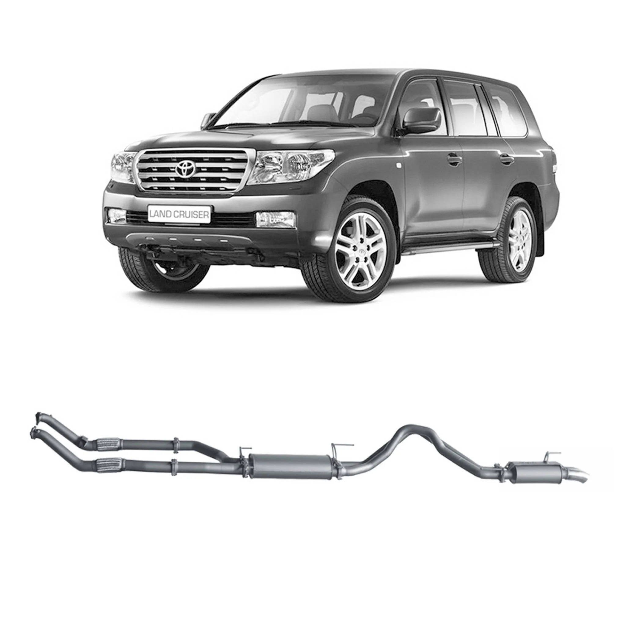 Redback Extreme Duty Exhaust for Toyota Landcruiser 200 Series 4.5L V8 (11/2007 - 09/2015) - Image 6